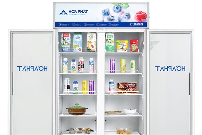 Tủ mát trưng bày Hòa Phát Inverter 812 lít HSR D8812